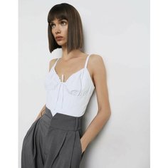 Топ Gloria Jeans GJ BLACK, размер S (40-42), белый