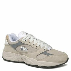 Кроссовки LACOSTE, размер 44.5, бежевый