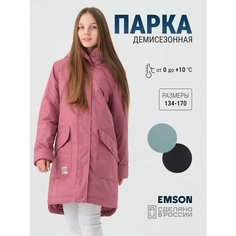 Парка EMSON, размер 152, брусничный