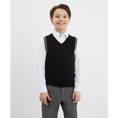 Школьный жилет Gulliver, размер 146, черный