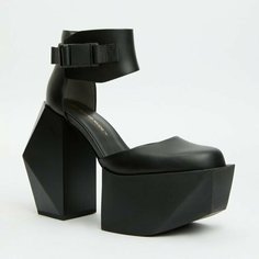 Туфли UNITED NUDE, размер 39, черный