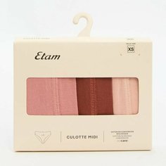 Трусы Etam, комплект из 3 шт., размер XS, мультицвет