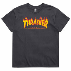 Футболка THRASHER, размер M, charcoal