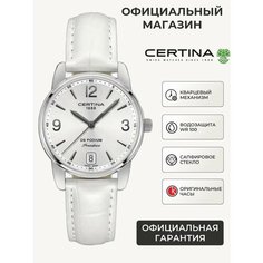 Наручные часы Certina Urban, белый/серебристый