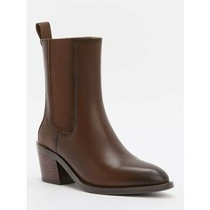 Полусапоги TENDANCE, полнота F (EU)/ на среднюю стопу, размер 41, серо-коричневый