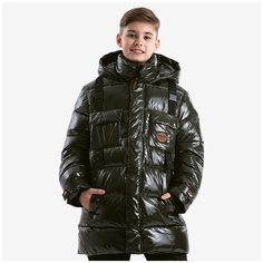 Парка Kapika, размер 134, тёмно-зелёный