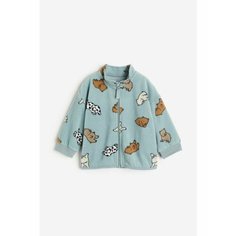 Кардиган H&M, размер 86, бирюзовый