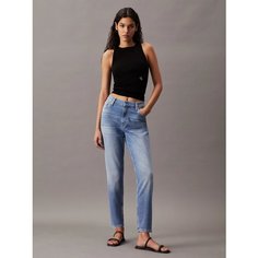 Джинсы мом Calvin Klein Jeans, размер 27/32, синий