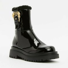 Ботинки Versace Jeans Couture, размер 35, черный