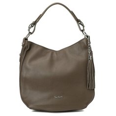 Сумка хобо Pierre Cardin, серо-коричневый