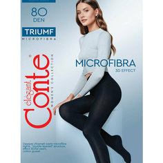 Колготки Conte elegant Triumf, 80 den, размер 2/S, Mocca=Коричневый
