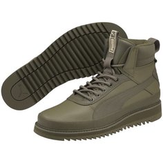 Ботинки PUMA, размер 7 UK, зеленый