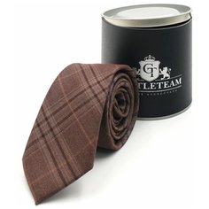 Галстук GENTLETEAM, коричневый
