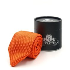 Галстук GENTLETEAM, оранжевый