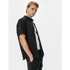 Рубашка KOTON, размер XL, черный