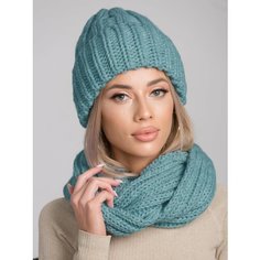 Шапка бини INVERNO, размер 54/58, бирюзовый