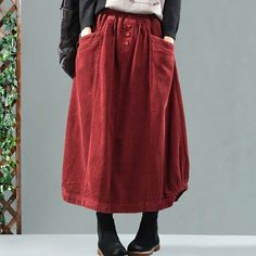 Юбка, размер onesize, марсала Нет бренда