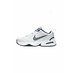 Кроссовки NIKE Air, размер 10.5US, белый/серебристый металлик