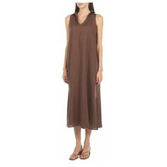 Платье Maison David, размер XS, темно-коричневый