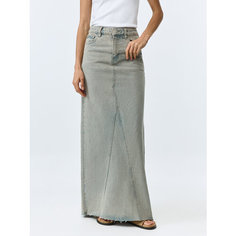 Юбка Sela, размер M, светлый индиго