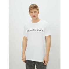 Футболка Calvin Klein Jeans, размер 2XS, белый