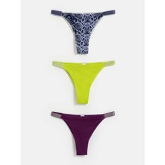 Трусы infinity lingerie, комплект из 3 шт., размер L, мультиколор