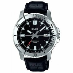 Наручные часы CASIO, серебряный, черный