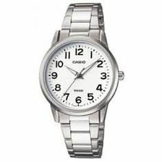 Наручные часы CASIO, белый, серебряный