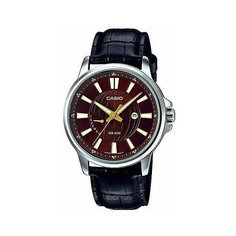 Наручные часы CASIO, бордовый, серебряный, черный, золотой