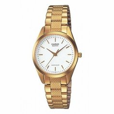 Наручные часы CASIO, белый, золотой