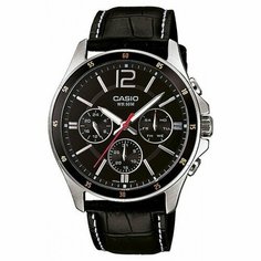 Наручные часы CASIO, серебряный, черный