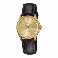 Наручные часы CASIO, коричневый, золотой
