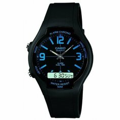 Наручные часы CASIO, синий, черный