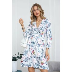 Платье A-A Awesome Apparel by Ksenia Avakyan, размер 42, серый/розовый