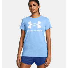 Футболка спортивная Under Armour, размер M, голубой
