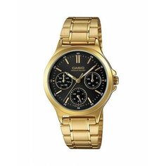 Наручные часы CASIO, золотой, черный