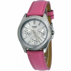 Наручные часы CASIO, розовый, серебряный