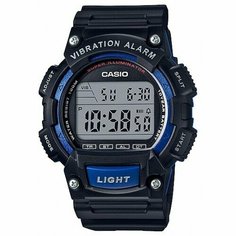 Наручные часы CASIO, синий, черный