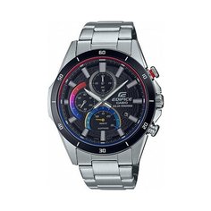 Наручные часы CASIO, серебряный, черный, синий, красный