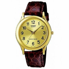 Наручные часы CASIO, коричневый, золотой