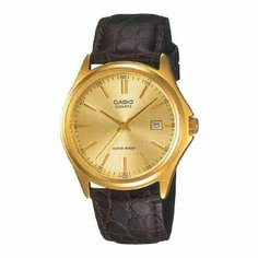 Наручные часы CASIO, коричневый, золотой