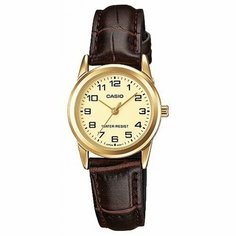Наручные часы CASIO, коричневый, золотой