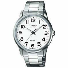 Наручные часы CASIO, белый, серебряный