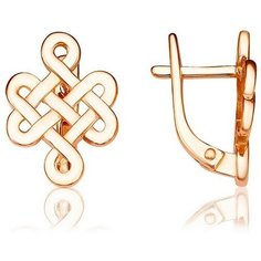 Серьги The Jeweller, красное золото, 585 проба, , золотистый