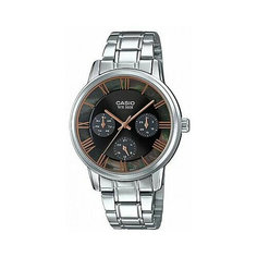 Наручные часы CASIO, черный, серебряный, хаки