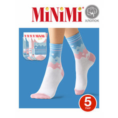 Носки MiNiMi Trend, комплект, 5 пар, размер 39-41, мультиколор