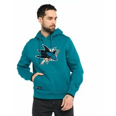 Толстовка Atributika & Club San Jose Sharks, размер XL, , зеленый