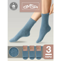 Носки Omsa OMSA_COMFORT, комплект, 3 пары, размер 35-38, jeans