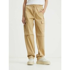 Брюки карго Maison David, размер 2XS, бежевый