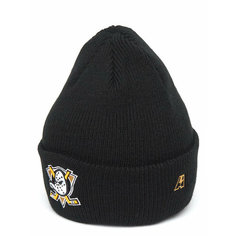 Шапка бини Atributika & Club Anaheim Ducks, размер 55-58, черный